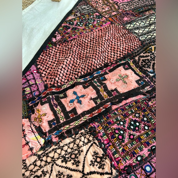 Patchworks Embroidered Wall Hanging by Tribal Monsoon Exports - Picture 11 of 12